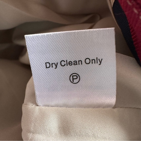 Tuckernuck Bordeaux Check Jacquard Zoey Top - Picture 9 of 9